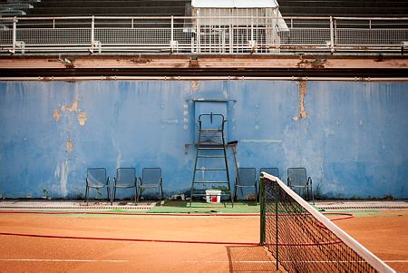 Na tem igrišču so igrali Roger Federer, Carlos Moya, Lleyton Hewitt, Marat Safin, Marcel Rios, Jevgenij Kafelnikov in Slobodan Živojinović. | Foto: Ana Kovač