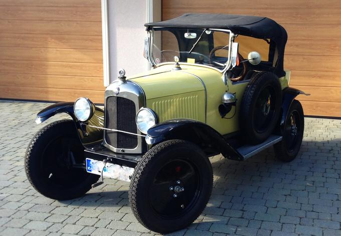 CV5 je Citroën izdeloval med letoma 1922 in 1926, ko je izdelal skoraj 81 tisoč primerkov. Postavljal se je z lahko gradnjo in 800-kubičnim motorjem z močjo 8,2 kilovata. | Foto: Siol.net/ A. P. K.