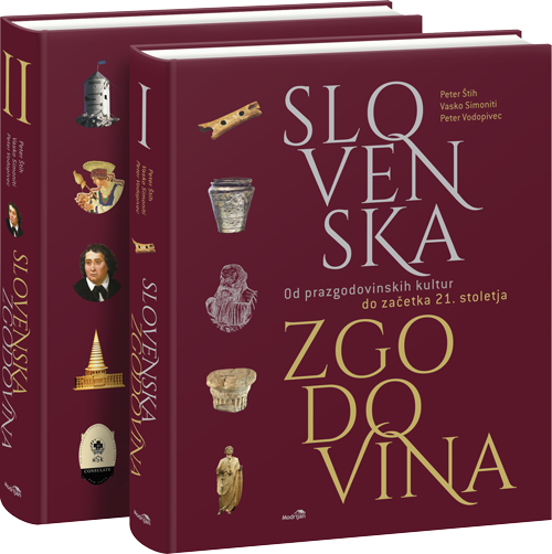 Dve knjigi – prva opisuje preteklost našega ozemlja do sredine 19. stoletja, druga pa obdobje do leta 2010 – tvorita celoto in bralca popeljeta skozi slovensko zgodovino v njenem celotnem loku od prazgodovinskih kultur do prelomnega časa osamosvojitve in samostojne države. | Foto: 