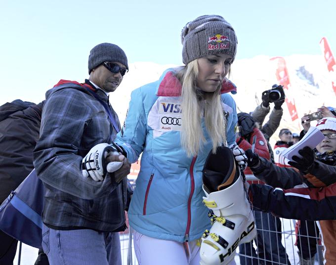 Lindsey Vonn ni tvegala z nastopom. | Foto: Getty Images