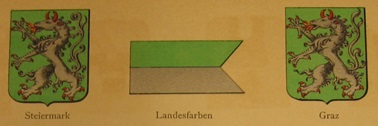 Grba Štajerske in Gradca ter deželne barve Štajerske | Foto: Dr. Karl Lind