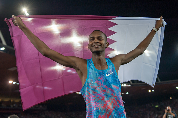 Katarski skakalec v višino Mutaz Esse Barshim je bil izbran za atleta leta. | Foto: Getty Images