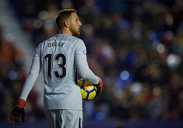 Jan Oblak je z Atleticom nadaljeval s pozitivnim nizom in potrdil, da ima zelo trdno obrambo. | Foto: Getty Images