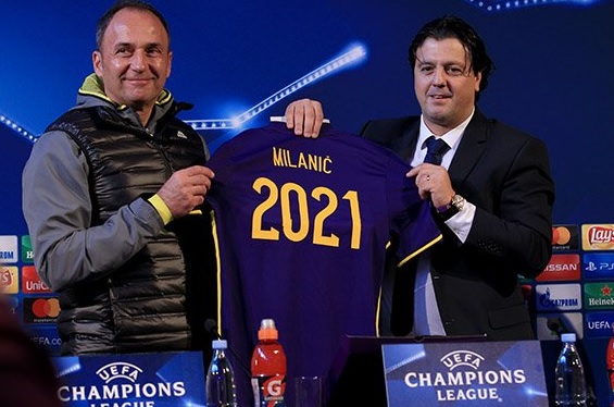 Darko Milanič je lani podaljšal sodelovanje z NK Maribor do leta 2021. Tako bi bil, če bi predčasno zapustil klub, upravičen do odškodnine. | Foto: Twitter - Voranc