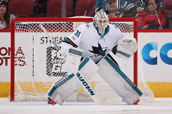 Martin Jones je za morske pse zbral 28 obramb. | Foto: Getty Images