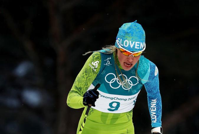 Anamarija Lampič je Slovenijo v roke Katji Višnar predala kar na drugem mestu. | Foto: Guliverimage/Getty Images