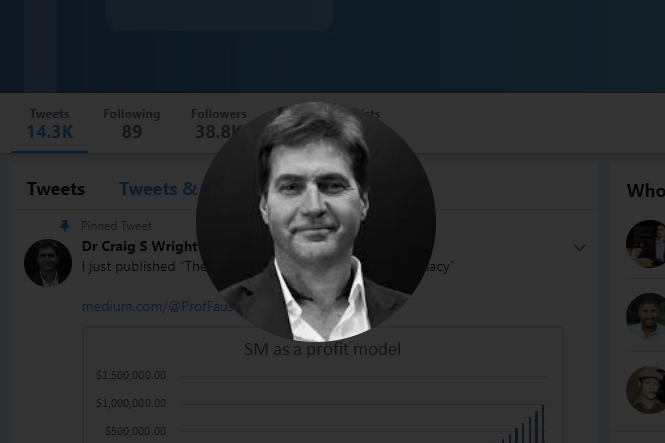 Craig Wright | Foto: Twitter - Voranc