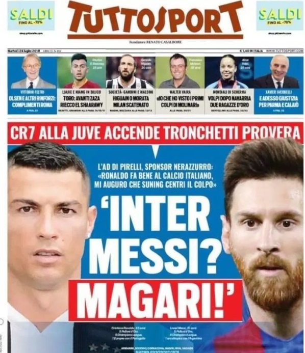 tuttosport messi | Foto: 