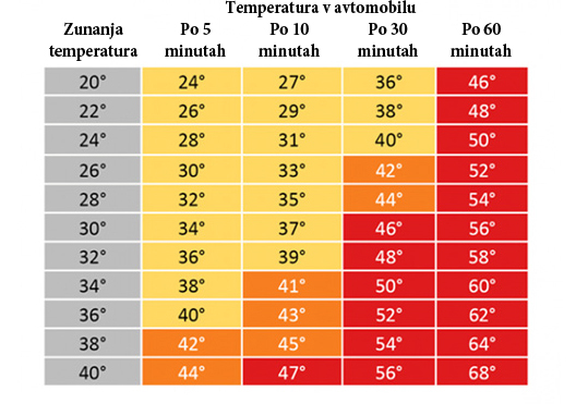 Temperatura v avtomobilu | Foto: Liliput Lounge