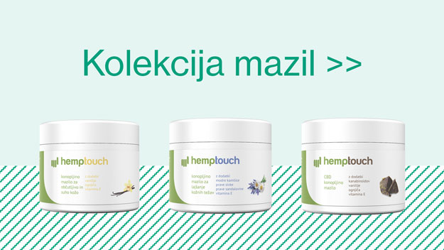 Hemptouch mazila so 100 % naravna, brez vodnega deleža in namenjena negi najbolj občutljive kože.  | Foto: 