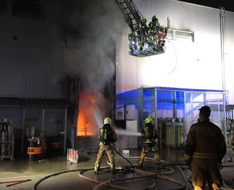 Požar Spar | Foto: Gasilska brigada Ljubljana