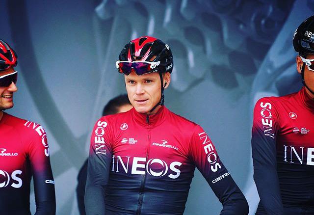 "Upam, da se bodo vpleteni hitro pozdravili in da ne bo več primerov okužbe s koronavirusom," je na družabnih omrežjih zapisal član Ineosa Chris Froome. | Foto: Instagram & Imdb