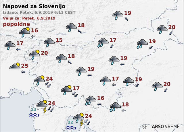 Vreme | Foto: Arso/meteo.si