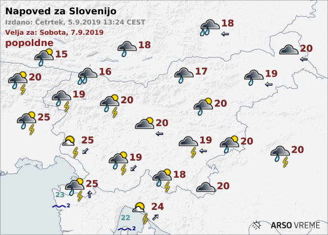 Vreme | Foto: Arso/meteo.si