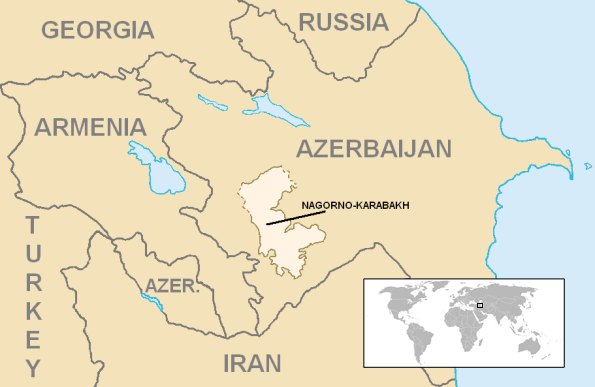 Armenija in Azerbajdžan sta na bojni nogi že od leta 1991, ko je izbruhnila vojna za Gorski Karabah. Uspešnejši so bili Armenci, ki so ubranili enklavo Gorski Karabah in jo ozemeljsko povezali z Armenijo. Konec letošnjega septembra so spet izbruhnili hudi spopadi. Azerbajdžancem, ki skušajo zasesti Gorski Karabah, pomaga tudi turška vojska z droni in drugim orožjem. V spopadih naj bi sodelovala tudi turška vojaška letala. | Foto: Thomas Hilmes/Wikimedia Commons