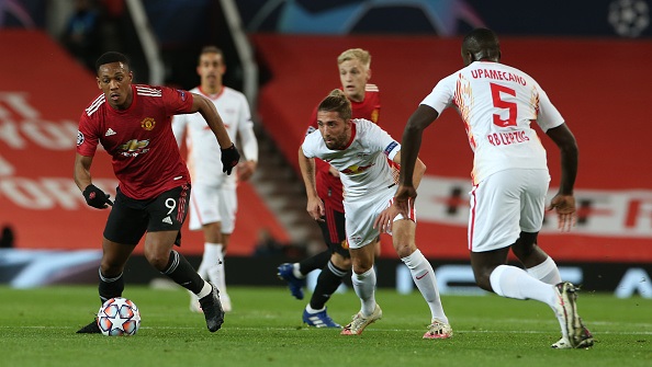 Kevin Kampl v akciji na Old Traffordu | Foto: Getty Images