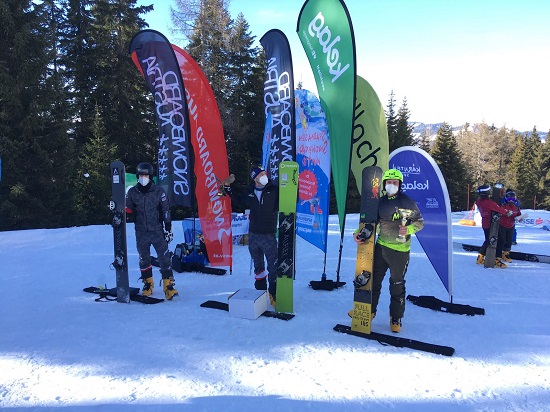 Mastnak je bil prejšnji konec tedna dvakrat tretji na odprtem avstrijskem državnem prvenstvu.  | Foto: SloSki Snowboard