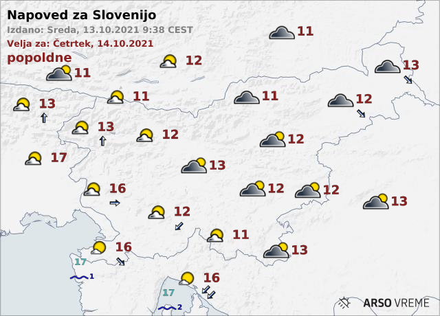 Vreme: Zjutraj slana, ponekod že pod ničlo | Foto: Arso