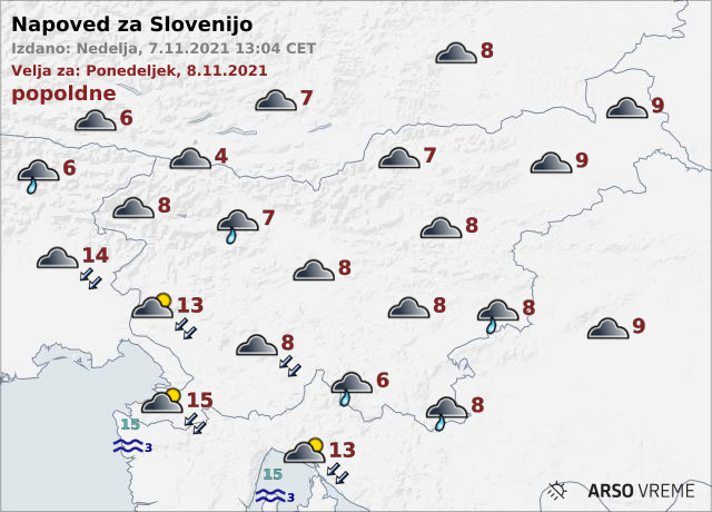 Vreme: sprva deževno, dež bo popoldne ponehal | Foto: 