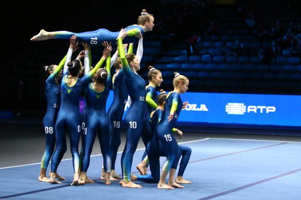 TeamGym v Sloveniji napreduje, zanimanja je iz leto v leto več. Trenerji in telovadci si najbolj želijo primerne dvorane za zahtevne treninge.  | Foto: European Gymnastics