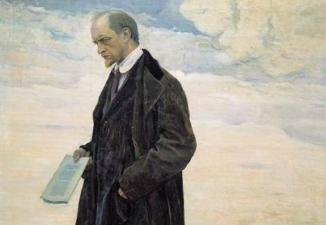 Ivan Iljin (portret je iz leta 1921) je zagovarjal fašizem oziroma del njegovih značilnosti še po koncu druge svetovne vojne, in sicer v eseju O fašizmu. Po drugi strani pa se je Iljin po koncu druge svetovne vojne že malce posipal s pepelom. Tako je na primer pri fašizmu grajal njegovo protikrščanstvo in željo po desnem totalitarizmu. Iljin je po zlomu fašistične Italije in nacistične Nemčije še zapisal, da fašizmu ne bi bilo treba vzpostaviti totalitarnega sistema in enostrankarske države, ampak bi se lahko zadovoljil le z uvedbo avtoritarne diktature, ki bi zatrla boljševizem in komunizem. | Foto: Thomas Hilmes/Wikimedia Commons