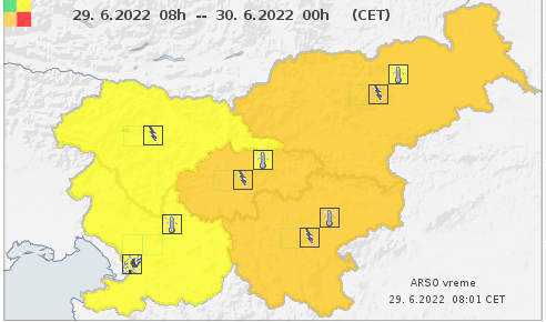 vreme | Foto: ARSO Meteo