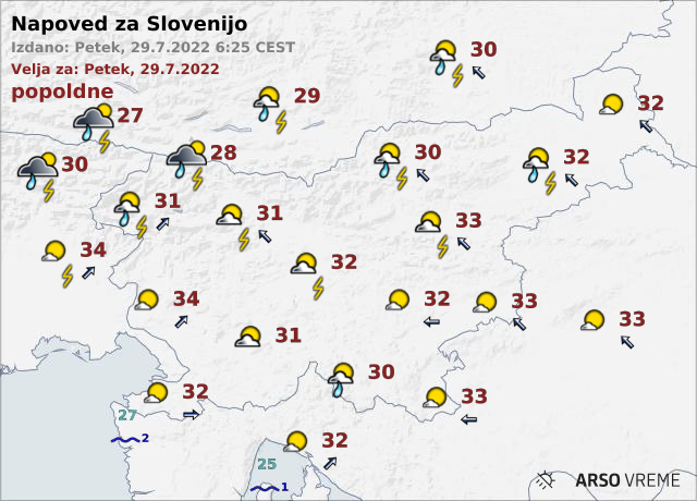 vreme | Foto: ARSO Meteo