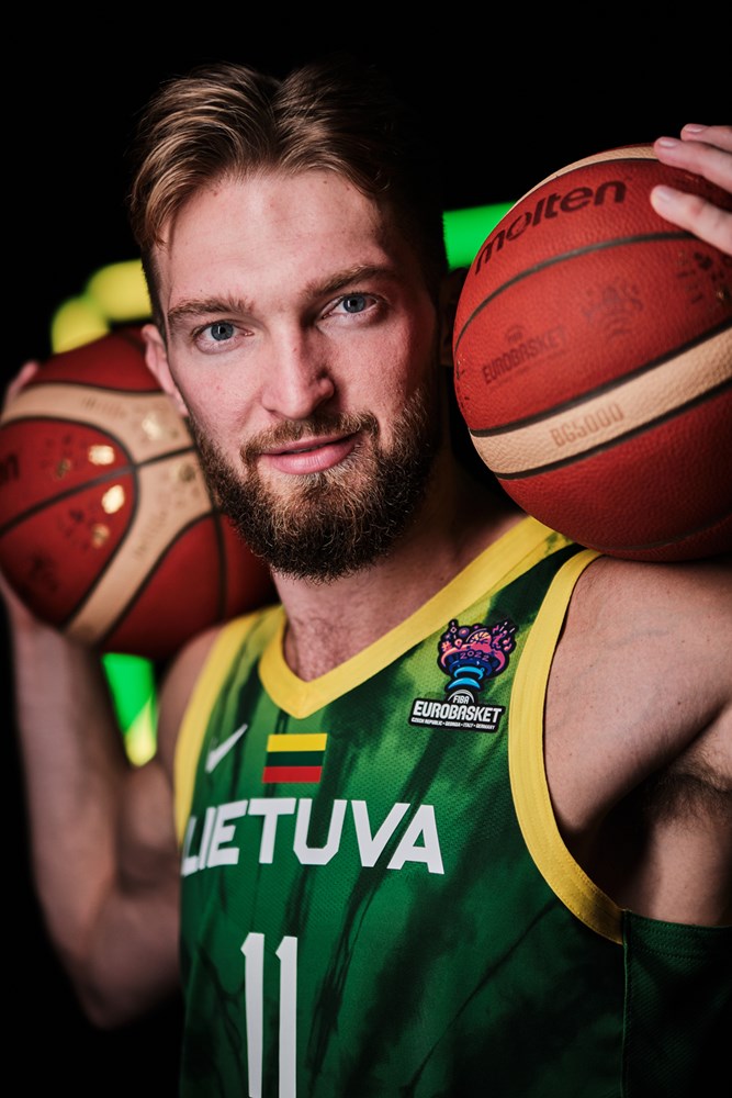 Domantas Sabonis je eden od dveh poglavitnih stebrov litovske igre. | Foto: Hendrik Osula/FIBA