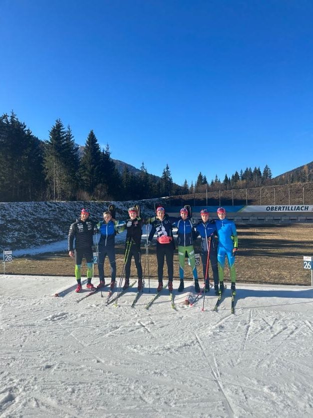 Slovenska biatlonska reprezentanca, Obertilliach, priprave | Foto: SloSki