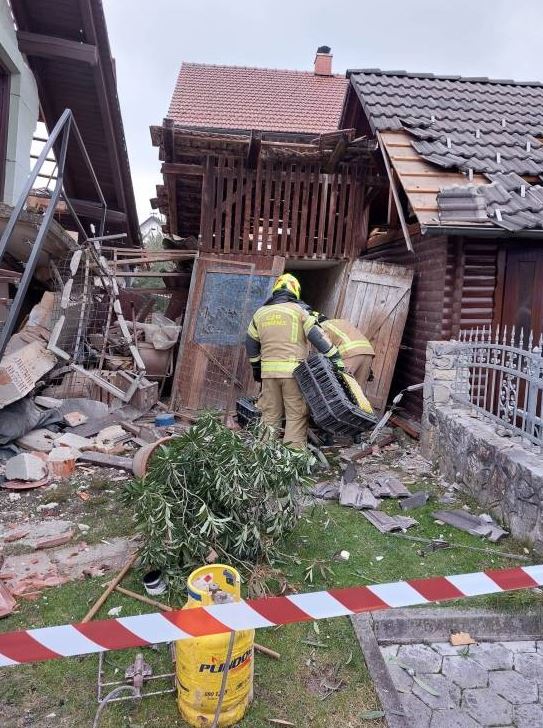 eksplozija Domžale | Foto: CZR Domžale