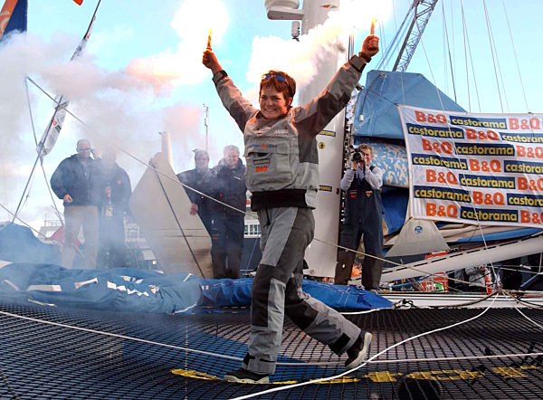 Ellen MacArthur se je v zgodovino zapisala kot najhitrejši človek na svetu, ki je sam brez postankov objadral svet. | Foto: Guliverimage/Vladimir Fedorenko