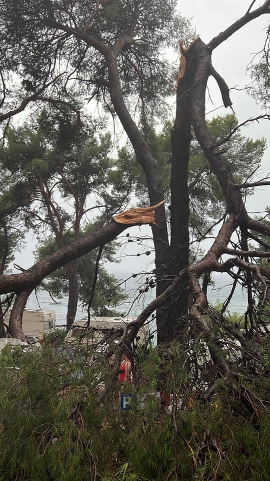 Čikat. Lošinj. Nevihta. | Foto: Avtokampi.si