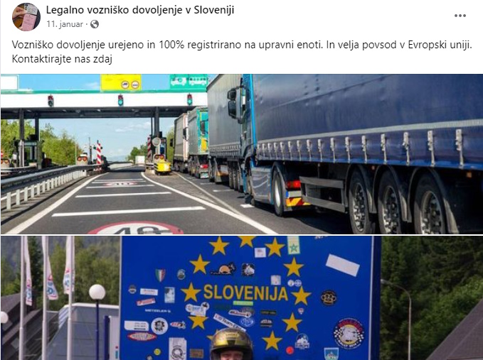 Scam5 | Foto: Facebook / Posnetek zaslona