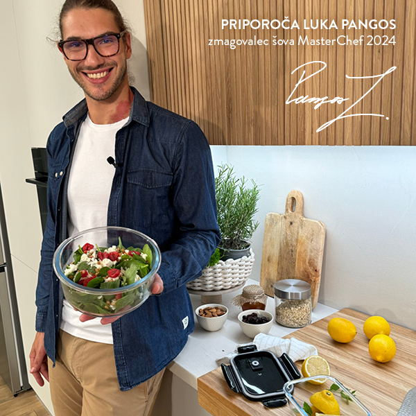 MasterChef 2024 Luka Pangos priporoča posodo re:fresh. | Foto: Spar