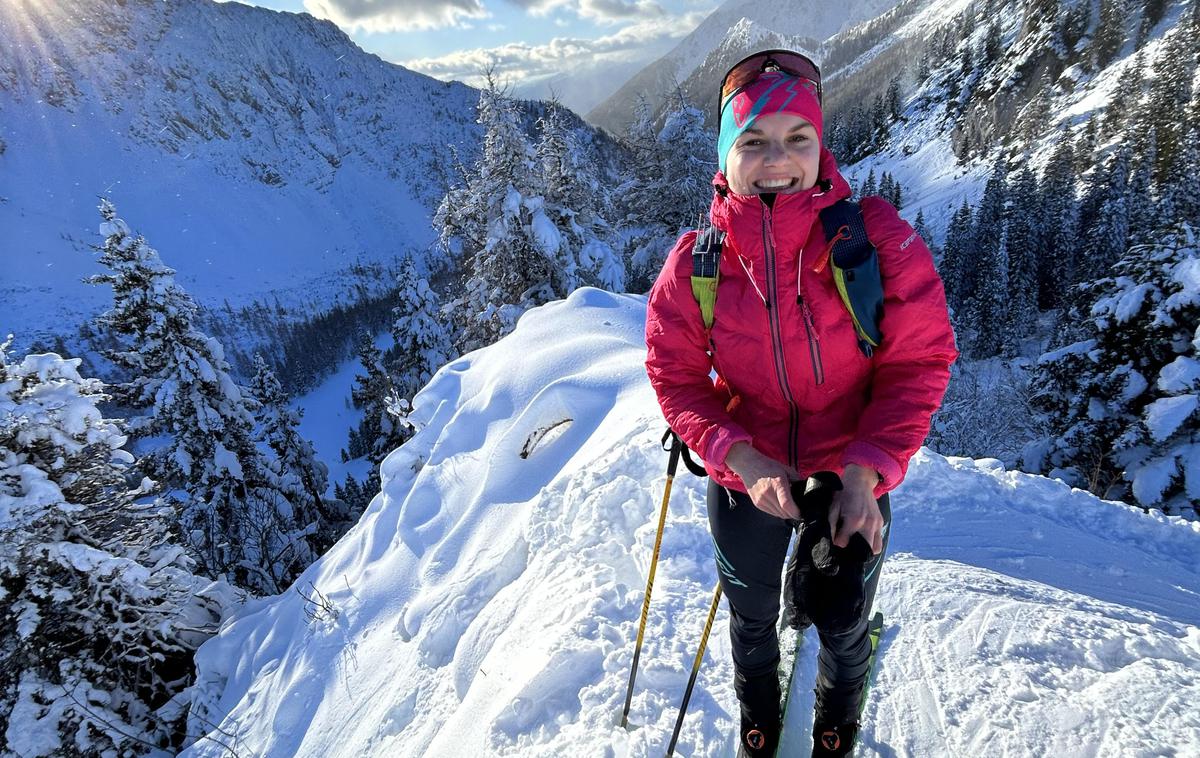 Klara Velepec | Spoznajte Klaro Velepec, 17-letnico iz Radovljice, ki je Sloveniji priborila prvo medaljo v turnem smučanju na velikih tekmovanjih.  | Foto osebni arhiv