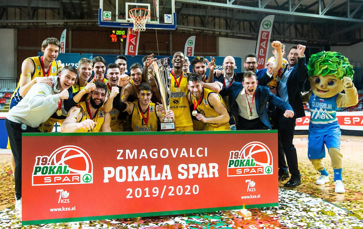 Koper Primorska Cedevita Olimpija finale pokala Spar | Košarkarji Kopra Primorske so aktualni pokalni prvaki, a te lovorike ne bodo branili, saj je klub v stečajnem postopku. | Foto Grega Valančič/Sportida