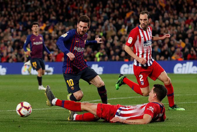 Atletico se bo v polfinalu španskega superpokala pomeril z Barcelono. | Foto: Reuters