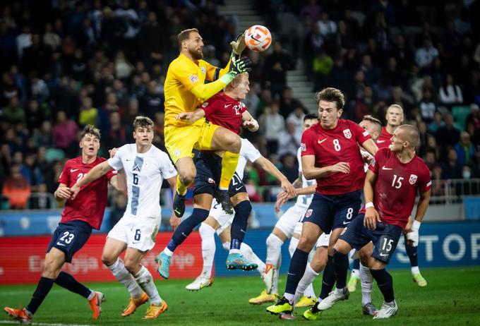 Slovenija Norveška liga narodov Jan Oblak | Foto: Vid Ponikvar/Sportida