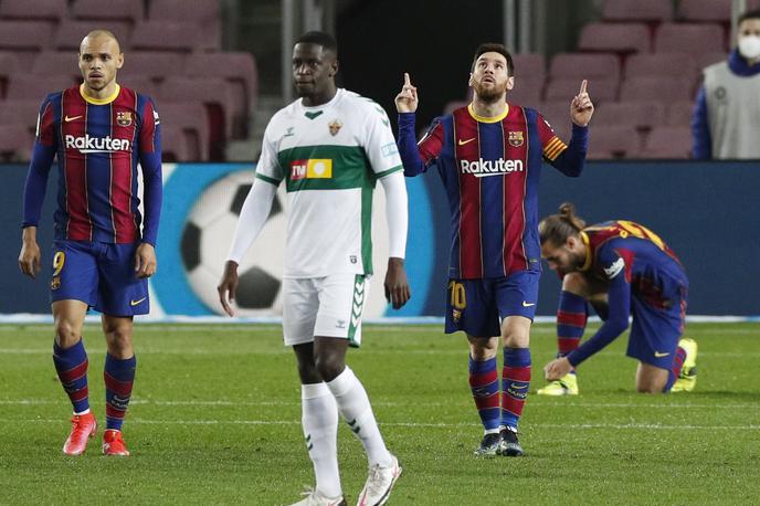 Lionel Messi | Lionel Messi je zabil še 17. in 18. prvenstveni gol sezone. Argentinec je na vrhu lestvice strelcev. | Foto Reuters