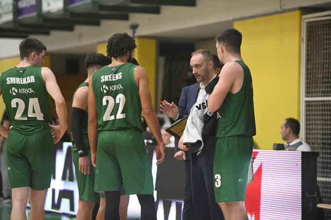 Krka je po katastrofi v zaključku izgubila tekmo. | Foto: Krka/Drago Perko/kosarka.si