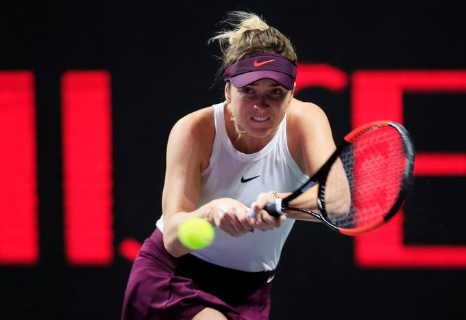 Elina Svitolina se bo v finalu zaključnega turnirja pomerila z Ashleigh Barty. | Foto: Reuters