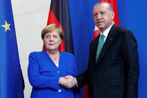 Angela Merkel in Recep Tayyip Erdogan