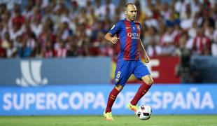 Andres Iniesta dva tedna brez nogometa