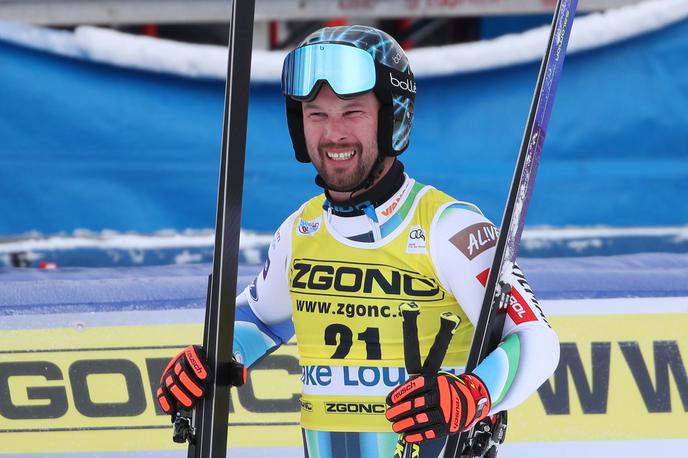 Lake Louise Martin Čater | Martin Čater je nastopil s številko 21 in za zmagovalcem zaostal sekundo in 79 stotink. | Foto Guliver Image