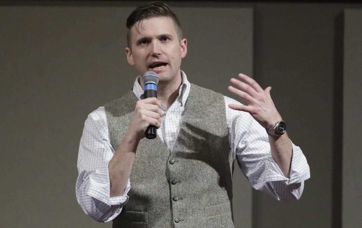 Richard Spencer | Richard Bertrand Spencer velja za enega od voditeljev gibanja Alt-right. Leta 2016 je glasoval za Donalda Trumpa, a ga je ta razočaral, zato je lani glasoval za njegovega protikandidata Joeja Bidna. Ta seveda zavrača njegovo podporo.  | Foto Guliverimage