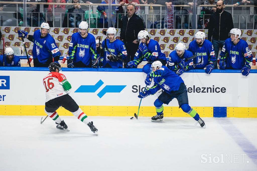 SP v hokeju (Ljubljana): Slovenija - Madžarska