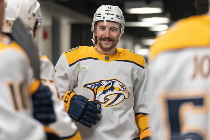 Filip Forsberg je vknjižil deveti hat-trick. | Foto: Reuters