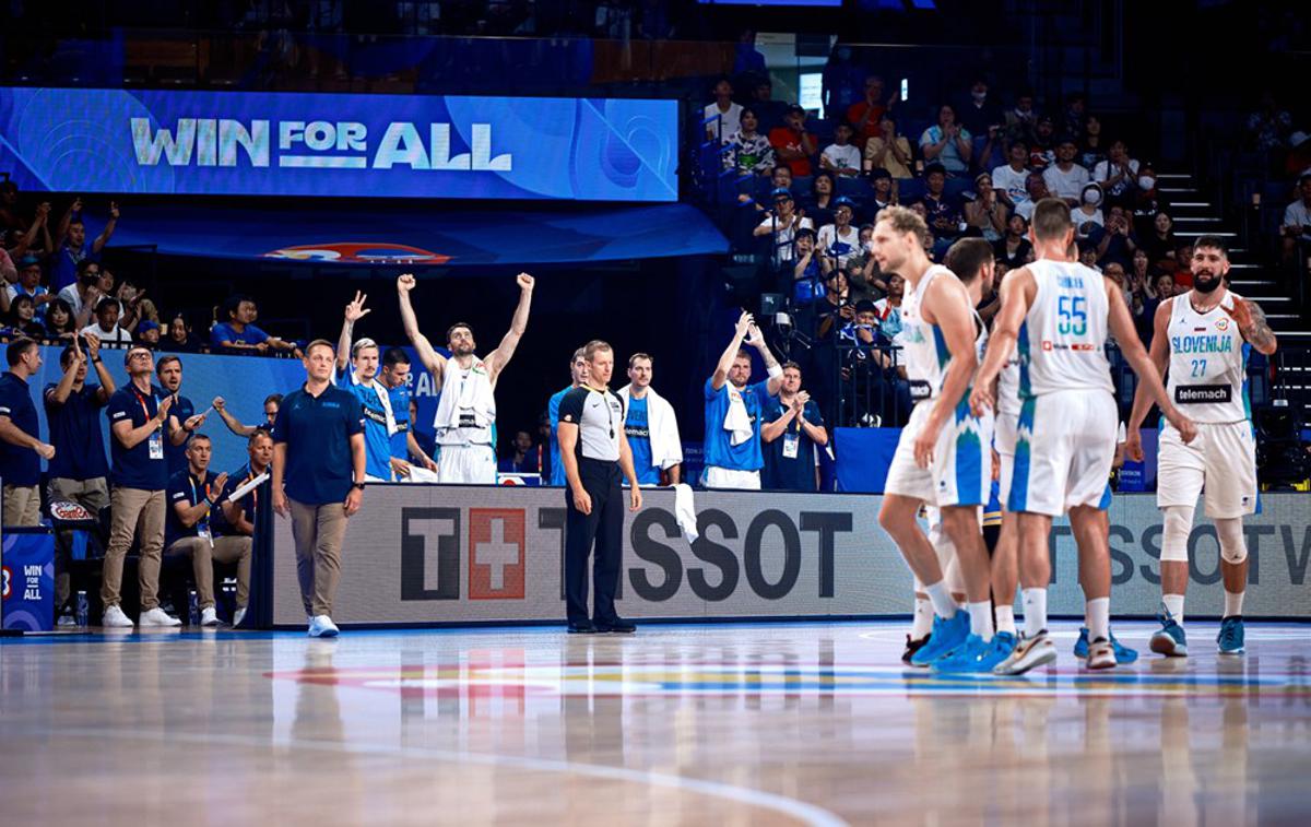 slovenska košarkarska reprezentanca Slovenija : Venezuela SP 2023 | Slovenci so osvojili prvo mesto v skupini F. | Foto FIBA