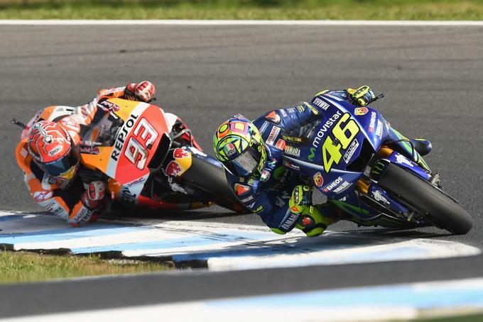 Valentino Rossi je po tekmi dejal, da bi lahko sledil Marcu Marquezu, če se zadaj ne bi prehitevali med seboj. | Foto: Guliverimage/Getty Images