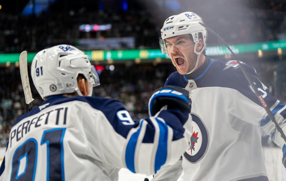 Seattle Kraken : Winnipeg | Winnipeg Jets so v podaljšku strli odpor Seattla. | Foto Reuters